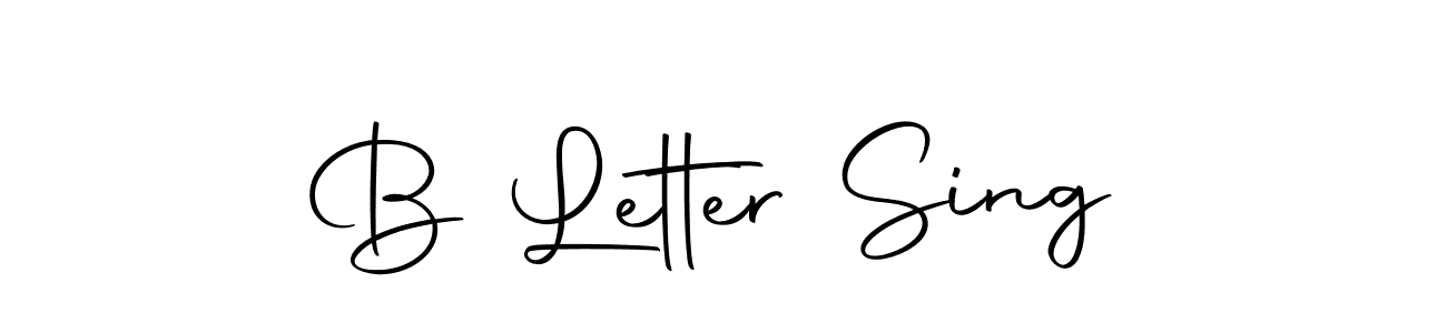 Make a beautiful signature design for name B Letter Sing. With this signature (Autography-DOLnW) style, you can create a handwritten signature for free. B Letter Sing signature style 10 images and pictures png
