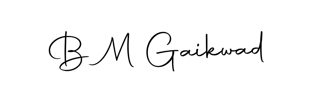 How to make B M Gaikwad signature? Autography-DOLnW is a professional autograph style. Create handwritten signature for B M Gaikwad name. B M Gaikwad signature style 10 images and pictures png