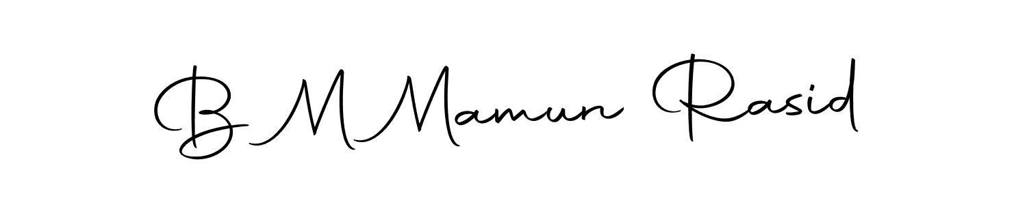 Make a short B M Mamun Rasid signature style. Manage your documents anywhere anytime using Autography-DOLnW. Create and add eSignatures, submit forms, share and send files easily. B M Mamun Rasid signature style 10 images and pictures png