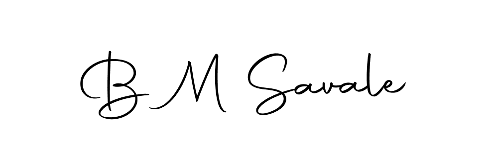 if you are searching for the best signature style for your name B M Savale. so please give up your signature search. here we have designed multiple signature styles  using Autography-DOLnW. B M Savale signature style 10 images and pictures png