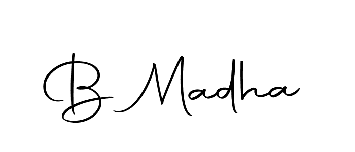 Similarly Autography-DOLnW is the best handwritten signature design. Signature creator online .You can use it as an online autograph creator for name B Madha. B Madha signature style 10 images and pictures png