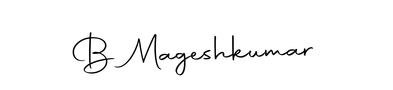 Make a short B Mageshkumar signature style. Manage your documents anywhere anytime using Autography-DOLnW. Create and add eSignatures, submit forms, share and send files easily. B Mageshkumar signature style 10 images and pictures png
