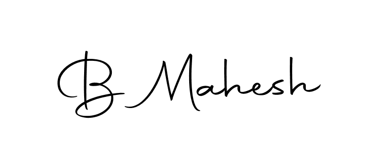 You should practise on your own different ways (Autography-DOLnW) to write your name (B Mahesh) in signature. don't let someone else do it for you. B Mahesh signature style 10 images and pictures png