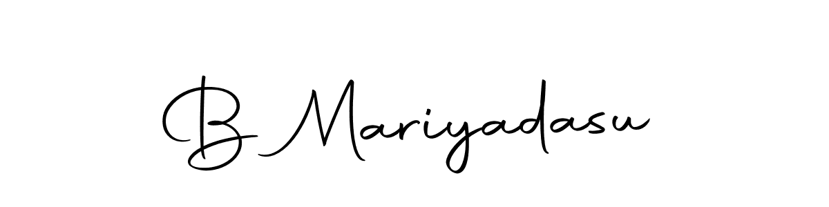 How to make B Mariyadasu signature? Autography-DOLnW is a professional autograph style. Create handwritten signature for B Mariyadasu name. B Mariyadasu signature style 10 images and pictures png