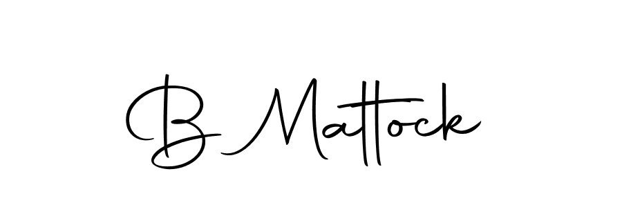 This is the best signature style for the B Mattock name. Also you like these signature font (Autography-DOLnW). Mix name signature. B Mattock signature style 10 images and pictures png