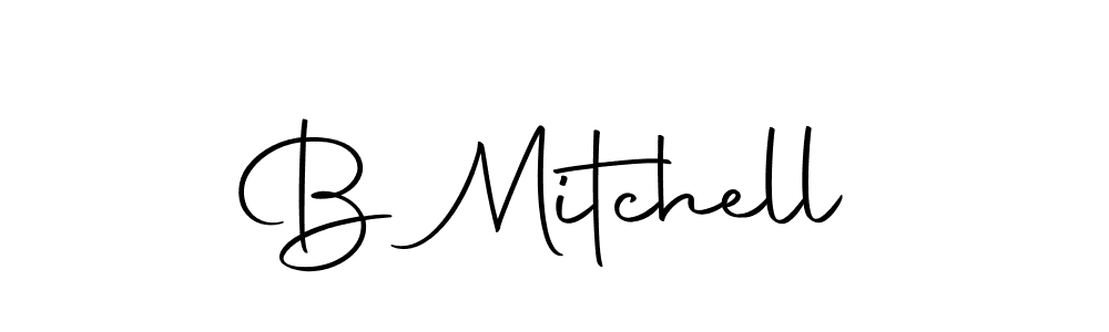 Make a beautiful signature design for name B Mitchell. With this signature (Autography-DOLnW) style, you can create a handwritten signature for free. B Mitchell signature style 10 images and pictures png