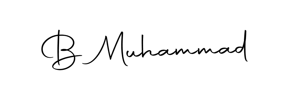 You should practise on your own different ways (Autography-DOLnW) to write your name (B Muhammad) in signature. don't let someone else do it for you. B Muhammad signature style 10 images and pictures png