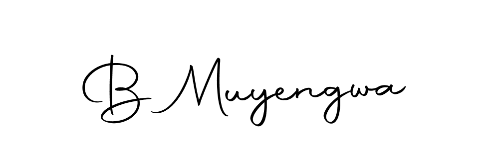How to make B Muyengwa signature? Autography-DOLnW is a professional autograph style. Create handwritten signature for B Muyengwa name. B Muyengwa signature style 10 images and pictures png