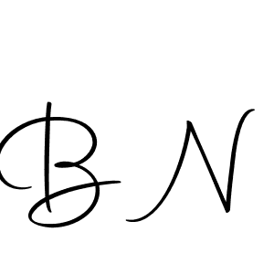 Design your own signature with our free online signature maker. With this signature software, you can create a handwritten (Autography-DOLnW) signature for name B N. B N signature style 10 images and pictures png