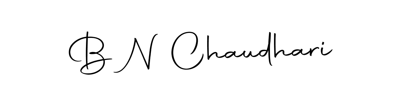 Make a beautiful signature design for name B N Chaudhari. With this signature (Autography-DOLnW) style, you can create a handwritten signature for free. B N Chaudhari signature style 10 images and pictures png