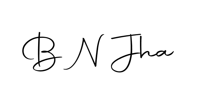 Also we have B N Jha name is the best signature style. Create professional handwritten signature collection using Autography-DOLnW autograph style. B N Jha signature style 10 images and pictures png