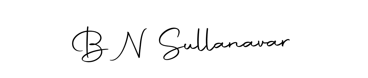 Make a beautiful signature design for name B N Sullanavar. Use this online signature maker to create a handwritten signature for free. B N Sullanavar signature style 10 images and pictures png