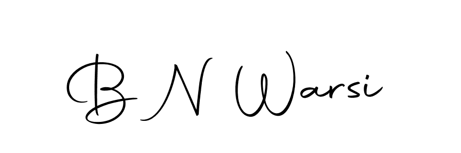 Use a signature maker to create a handwritten signature online. With this signature software, you can design (Autography-DOLnW) your own signature for name B N Warsi. B N Warsi signature style 10 images and pictures png