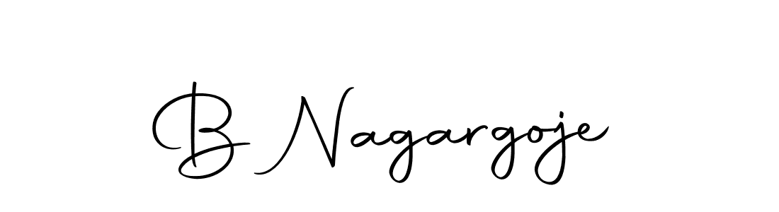 How to make B Nagargoje name signature. Use Autography-DOLnW style for creating short signs online. This is the latest handwritten sign. B Nagargoje signature style 10 images and pictures png