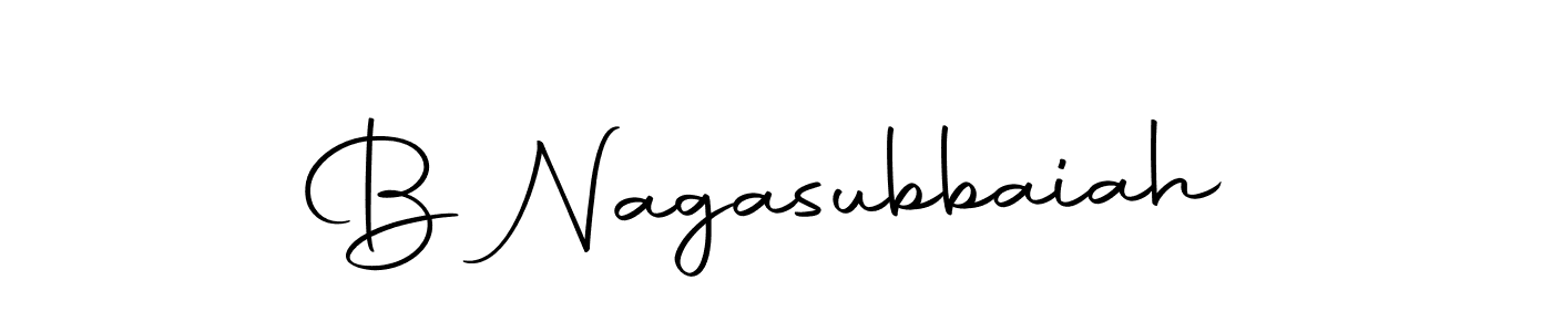 How to make B Nagasubbaiah signature? Autography-DOLnW is a professional autograph style. Create handwritten signature for B Nagasubbaiah name. B Nagasubbaiah signature style 10 images and pictures png
