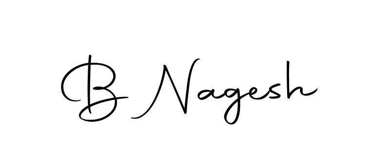 Also we have B Nagesh name is the best signature style. Create professional handwritten signature collection using Autography-DOLnW autograph style. B Nagesh signature style 10 images and pictures png