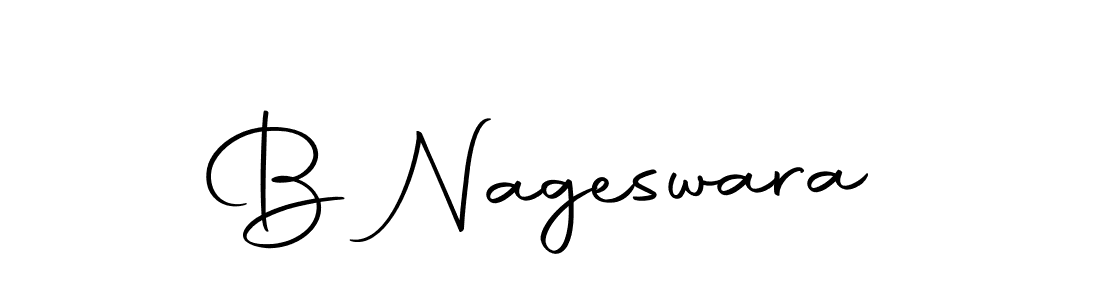 How to make B Nageswara name signature. Use Autography-DOLnW style for creating short signs online. This is the latest handwritten sign. B Nageswara signature style 10 images and pictures png