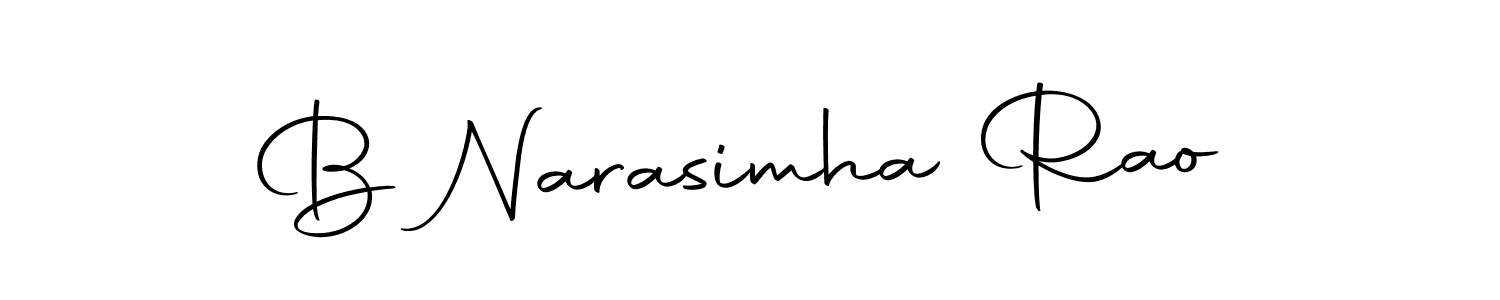 Use a signature maker to create a handwritten signature online. With this signature software, you can design (Autography-DOLnW) your own signature for name B Narasimha Rao. B Narasimha Rao signature style 10 images and pictures png