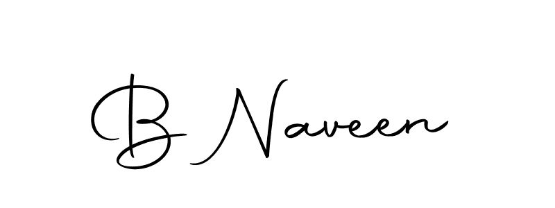 Make a beautiful signature design for name B Naveen. With this signature (Autography-DOLnW) style, you can create a handwritten signature for free. B Naveen signature style 10 images and pictures png