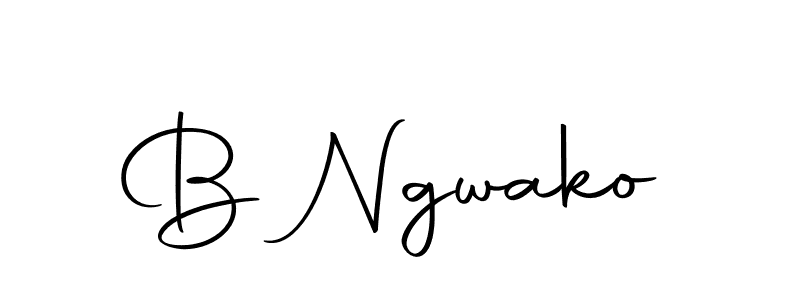 Make a beautiful signature design for name B Ngwako. Use this online signature maker to create a handwritten signature for free. B Ngwako signature style 10 images and pictures png