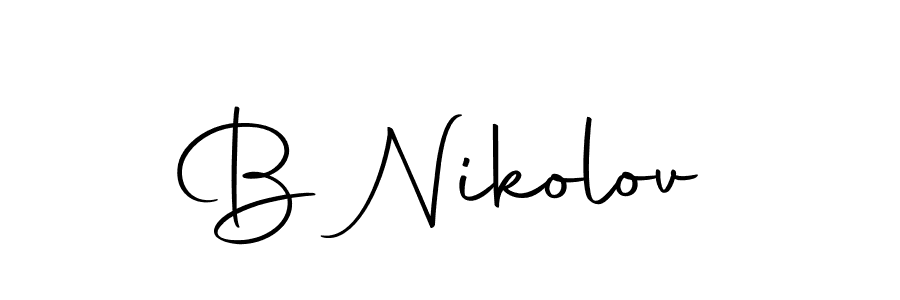 Make a beautiful signature design for name B Nikolov. Use this online signature maker to create a handwritten signature for free. B Nikolov signature style 10 images and pictures png