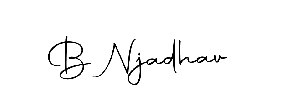 Also we have B Njadhav name is the best signature style. Create professional handwritten signature collection using Autography-DOLnW autograph style. B Njadhav signature style 10 images and pictures png