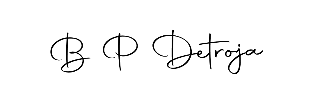 Design your own signature with our free online signature maker. With this signature software, you can create a handwritten (Autography-DOLnW) signature for name B P Detroja. B P Detroja signature style 10 images and pictures png