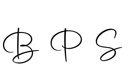 Design your own signature with our free online signature maker. With this signature software, you can create a handwritten (Autography-DOLnW) signature for name B P S. B P S signature style 10 images and pictures png