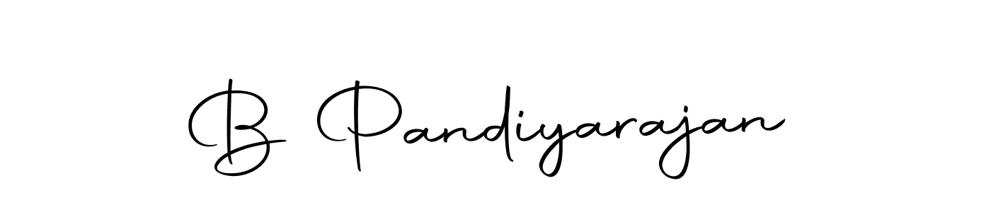 Design your own signature with our free online signature maker. With this signature software, you can create a handwritten (Autography-DOLnW) signature for name B Pandiyarajan. B Pandiyarajan signature style 10 images and pictures png