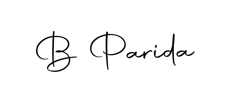 Also we have B Parida name is the best signature style. Create professional handwritten signature collection using Autography-DOLnW autograph style. B Parida signature style 10 images and pictures png