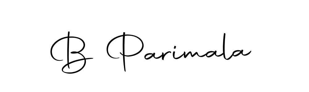 Also we have B Parimala name is the best signature style. Create professional handwritten signature collection using Autography-DOLnW autograph style. B Parimala signature style 10 images and pictures png