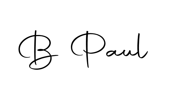 How to make B Paul signature? Autography-DOLnW is a professional autograph style. Create handwritten signature for B Paul name. B Paul signature style 10 images and pictures png
