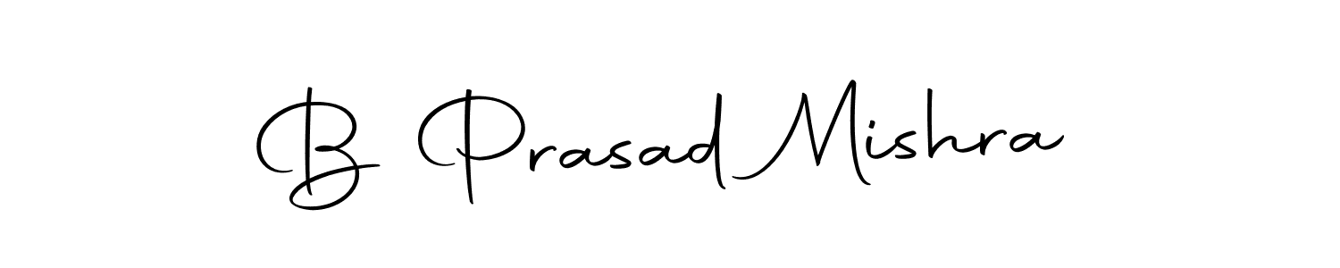 Design your own signature with our free online signature maker. With this signature software, you can create a handwritten (Autography-DOLnW) signature for name B Prasad Mishra. B Prasad Mishra signature style 10 images and pictures png