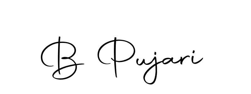 Here are the top 10 professional signature styles for the name B Pujari. These are the best autograph styles you can use for your name. B Pujari signature style 10 images and pictures png