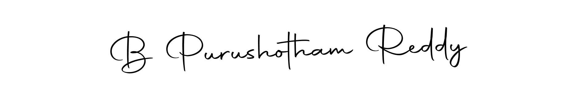 You should practise on your own different ways (Autography-DOLnW) to write your name (B Purushotham Reddy) in signature. don't let someone else do it for you. B Purushotham Reddy signature style 10 images and pictures png