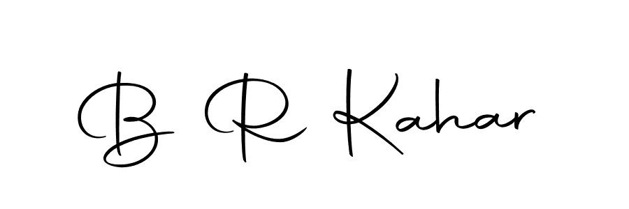 The best way (Autography-DOLnW) to make a short signature is to pick only two or three words in your name. The name B R Kahar include a total of six letters. For converting this name. B R Kahar signature style 10 images and pictures png