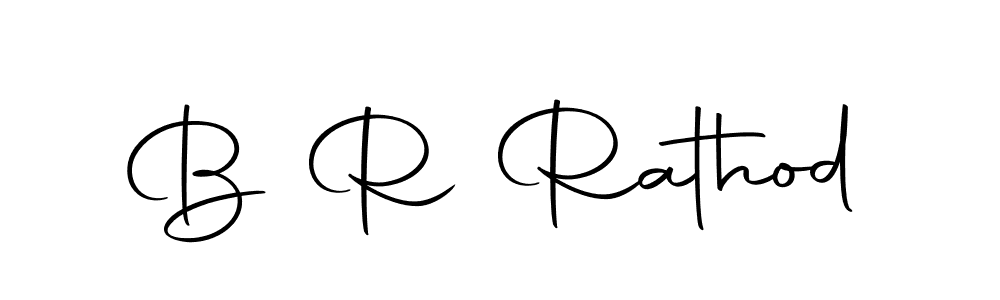 How to make B R Rathod name signature. Use Autography-DOLnW style for creating short signs online. This is the latest handwritten sign. B R Rathod signature style 10 images and pictures png