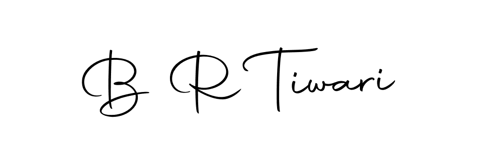 Create a beautiful signature design for name B R Tiwari. With this signature (Autography-DOLnW) fonts, you can make a handwritten signature for free. B R Tiwari signature style 10 images and pictures png