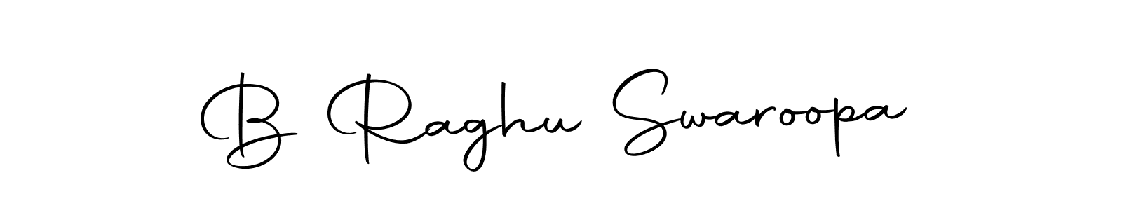 You can use this online signature creator to create a handwritten signature for the name B Raghu Swaroopa. This is the best online autograph maker. B Raghu Swaroopa signature style 10 images and pictures png