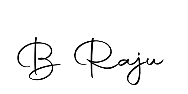 Create a beautiful signature design for name B Raju. With this signature (Autography-DOLnW) fonts, you can make a handwritten signature for free. B Raju signature style 10 images and pictures png