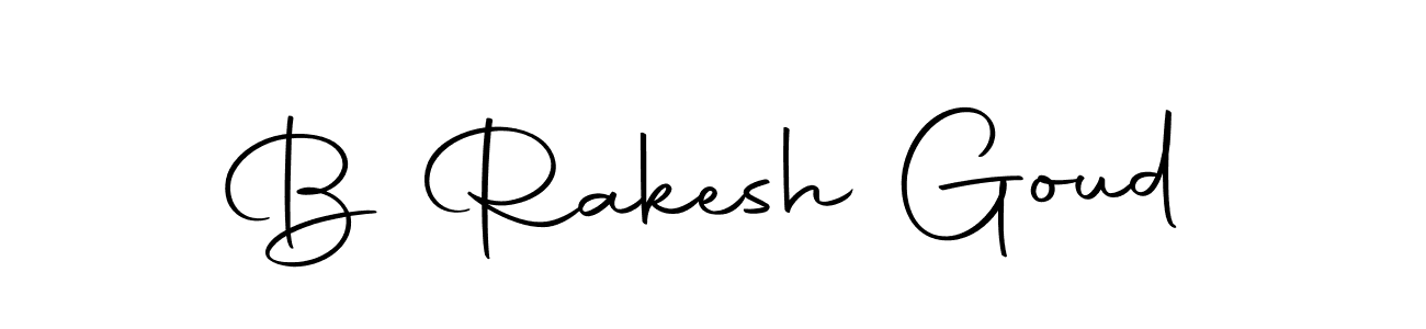 Create a beautiful signature design for name B Rakesh Goud. With this signature (Autography-DOLnW) fonts, you can make a handwritten signature for free. B Rakesh Goud signature style 10 images and pictures png