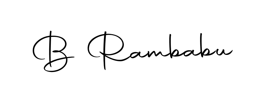 if you are searching for the best signature style for your name B Rambabu. so please give up your signature search. here we have designed multiple signature styles  using Autography-DOLnW. B Rambabu signature style 10 images and pictures png