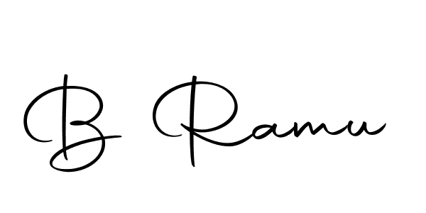 Create a beautiful signature design for name B Ramu. With this signature (Autography-DOLnW) fonts, you can make a handwritten signature for free. B Ramu signature style 10 images and pictures png