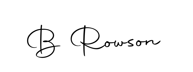 Use a signature maker to create a handwritten signature online. With this signature software, you can design (Autography-DOLnW) your own signature for name B Rowson. B Rowson signature style 10 images and pictures png