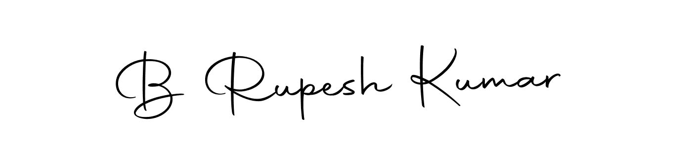 Use a signature maker to create a handwritten signature online. With this signature software, you can design (Autography-DOLnW) your own signature for name B Rupesh Kumar. B Rupesh Kumar signature style 10 images and pictures png