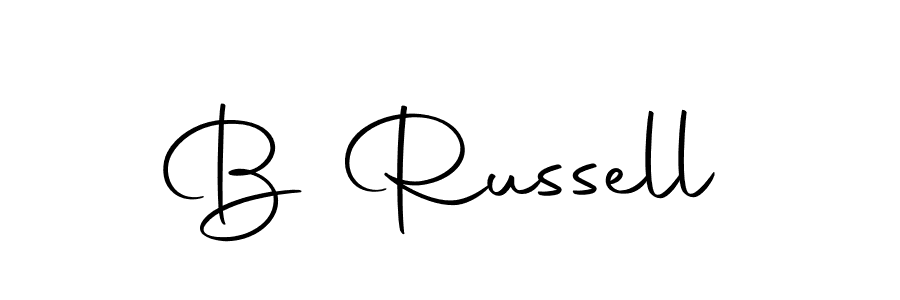 You should practise on your own different ways (Autography-DOLnW) to write your name (B Russell) in signature. don't let someone else do it for you. B Russell signature style 10 images and pictures png