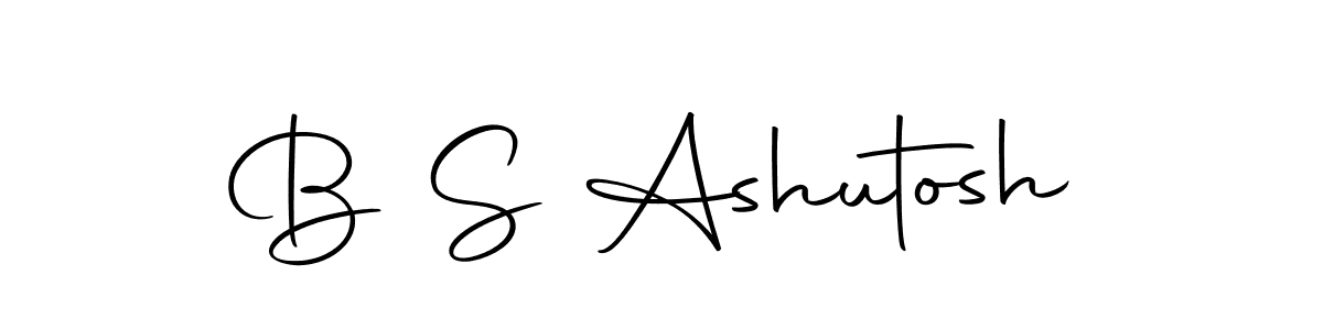 Also we have B S Ashutosh name is the best signature style. Create professional handwritten signature collection using Autography-DOLnW autograph style. B S Ashutosh signature style 10 images and pictures png