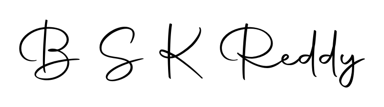 B S K Reddy stylish signature style. Best Handwritten Sign (Autography-DOLnW) for my name. Handwritten Signature Collection Ideas for my name B S K Reddy. B S K Reddy signature style 10 images and pictures png