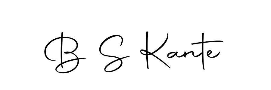 Use a signature maker to create a handwritten signature online. With this signature software, you can design (Autography-DOLnW) your own signature for name B S Kante. B S Kante signature style 10 images and pictures png