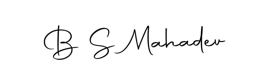 How to make B S Mahadev signature? Autography-DOLnW is a professional autograph style. Create handwritten signature for B S Mahadev name. B S Mahadev signature style 10 images and pictures png